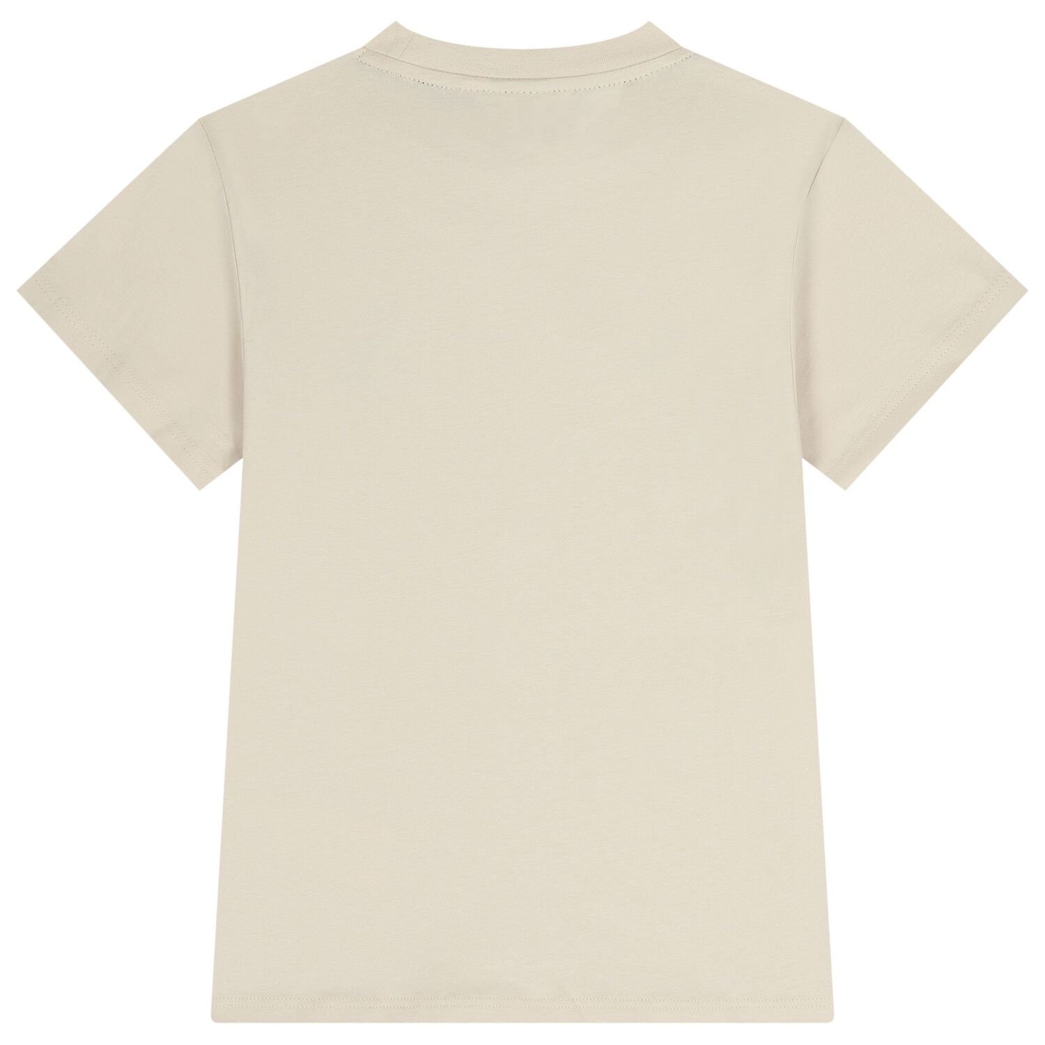 Boys Beige Logo T-Shirt, 2, hi-res