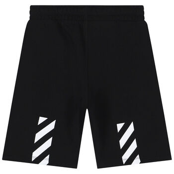 Black Logo Shorts