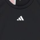 Girls Black Logo T-Shirt , 1, hi-res