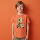 Younger Boys Orange T-Shirt, 1, hi-res
