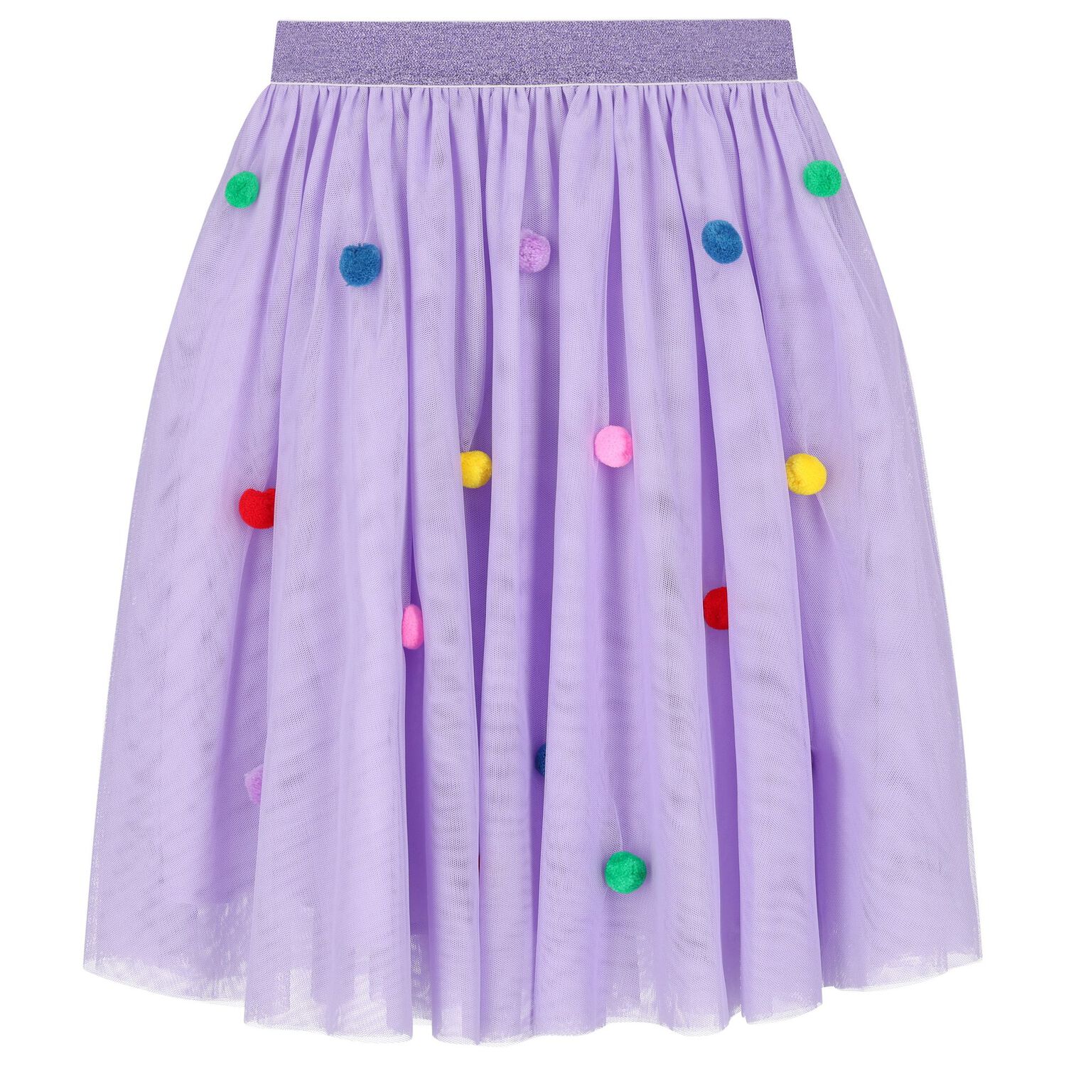 Girls Purple Tulle Skirt, 1, hi-res