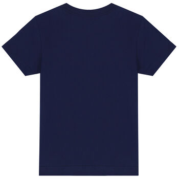 Boys Navy Logo T-Shirt