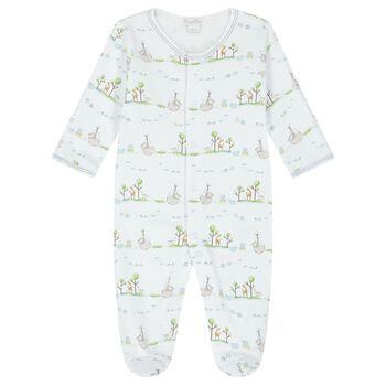 White Animals Babygrow