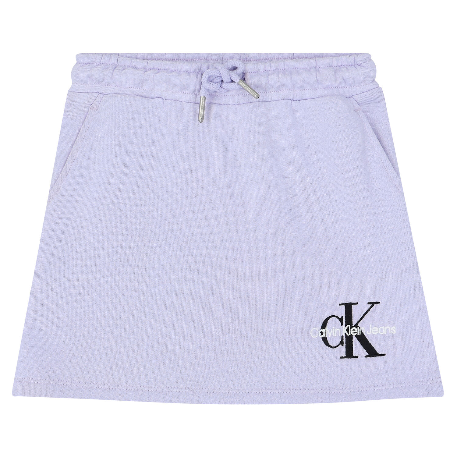 Girls Purple Embroidered Logo Skirt, 2, hi-res image number null