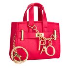 Girls Pink Mini Tote Bag Keychain ( 10CM ), 1, hi-res