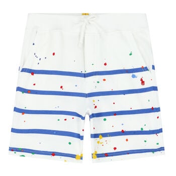 Boys White Logo Shorts
