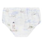 طقم فستان للبنات باللون الأبيض والكحلي, 1, hi-res