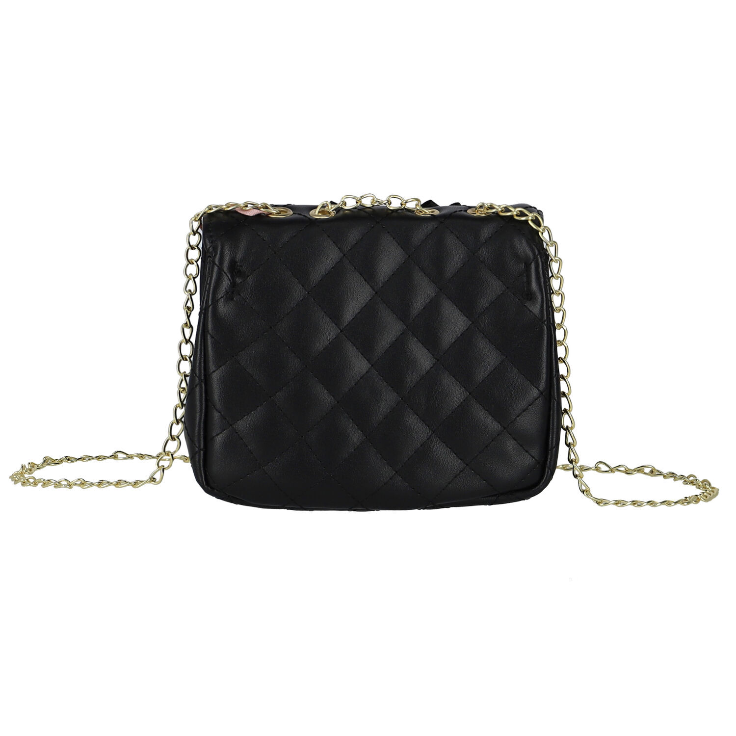 حقيبة يد بنات بفيونكة باللون الأسود , 7, hi-res image number null