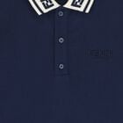 Boys Navy Logo Polo Shirt, 1, hi-res