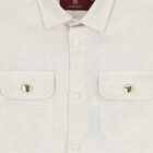 Boys Beige Logo Shirt, 1, hi-res