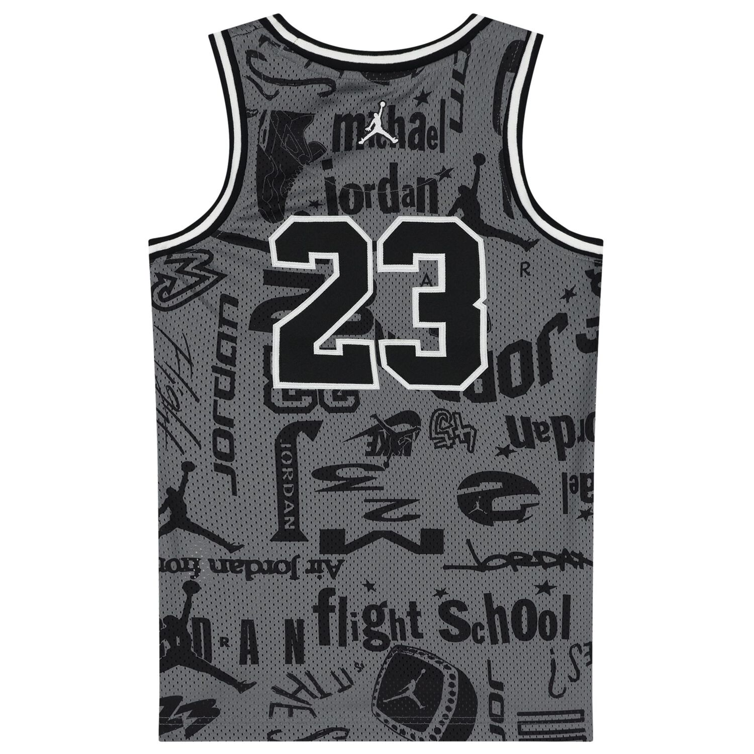 Boys Grey Jordan Jersey Top, 1, hi-res
