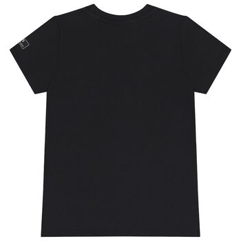 Boys Black Logo T-Shirt