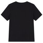 Boys Black Logo Shorts Set, 1, hi-res