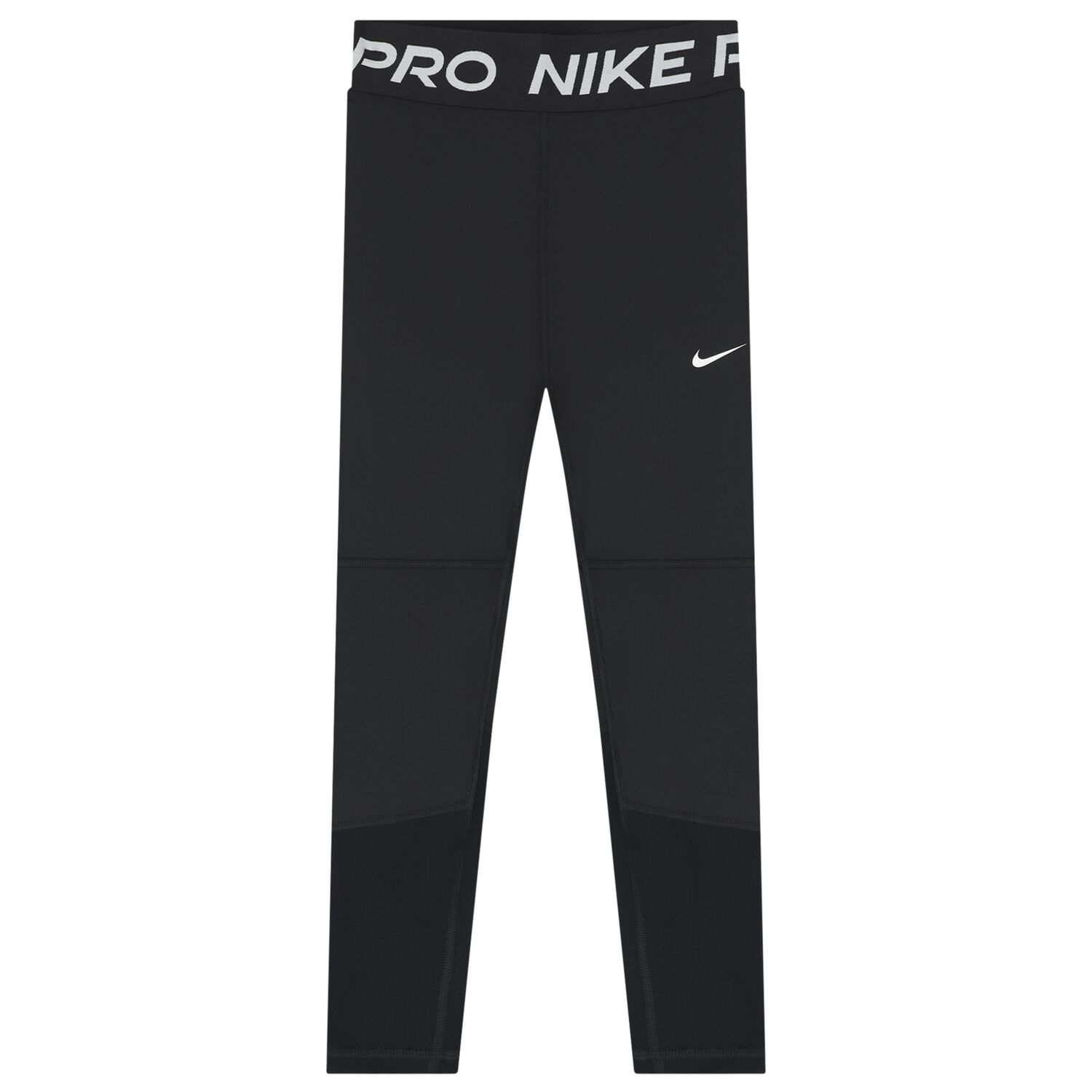 Girls Black Logo Leggings, 1, hi-res